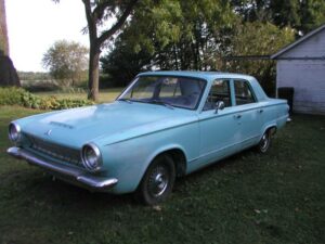 This '63 Dodge Dart is the same model and color as my first car. 